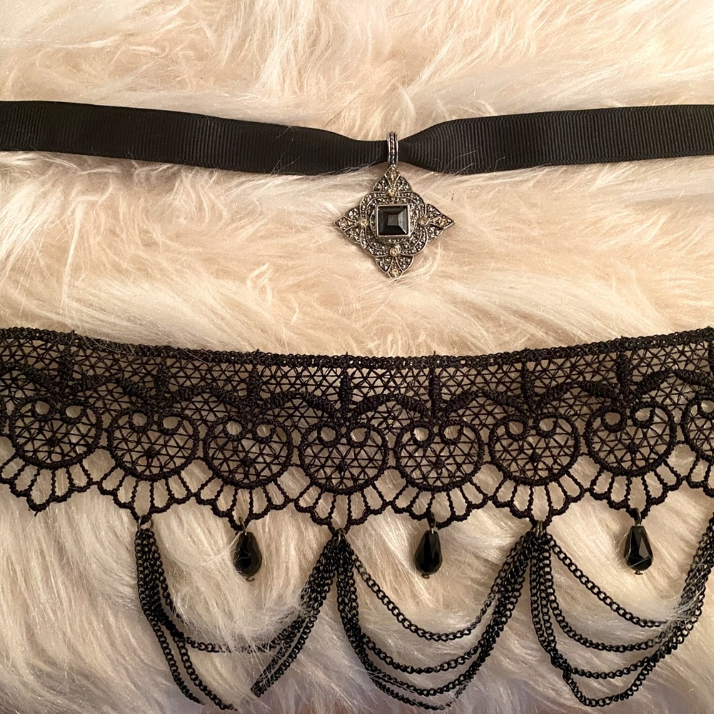 Two Gothic Chokers
